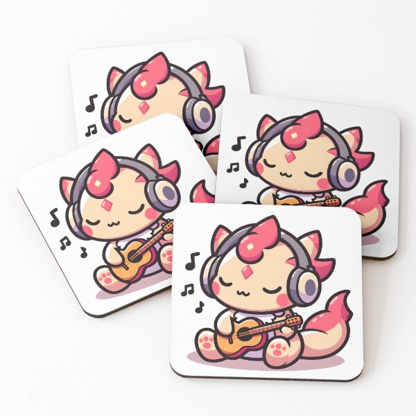 Item preview, Kawaii Precious Cerberus With Headphones designed and sold by CanvasCutie.