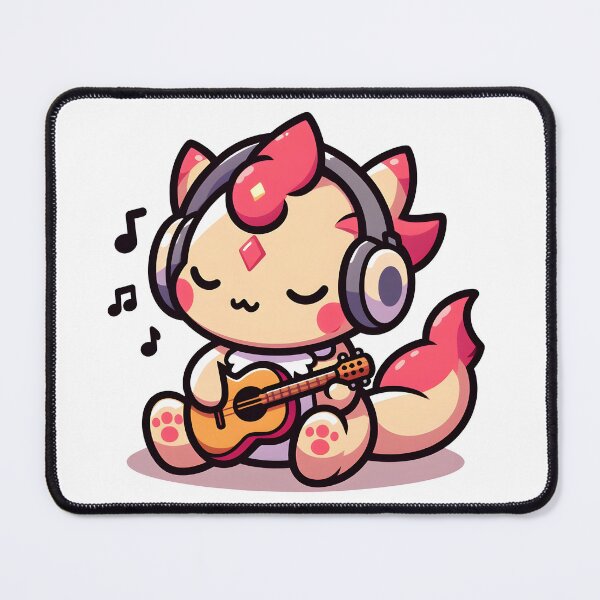 Artikelvorschau, Kawaii Kostbarer Cerberus mit Kopfhörern entworfen und verkauft von CanvasCutie.