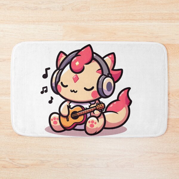Item preview, Kawaii Precious Cerberus With Headphones designed and sold by CanvasCutie.