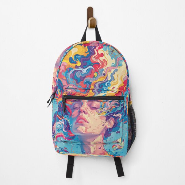 Artikelvorschau, Psychedelic Meltdown: Ein moderner Fantasy-Pop-Art-Genuss entworfen und verkauft von 33wolvesdesigns.