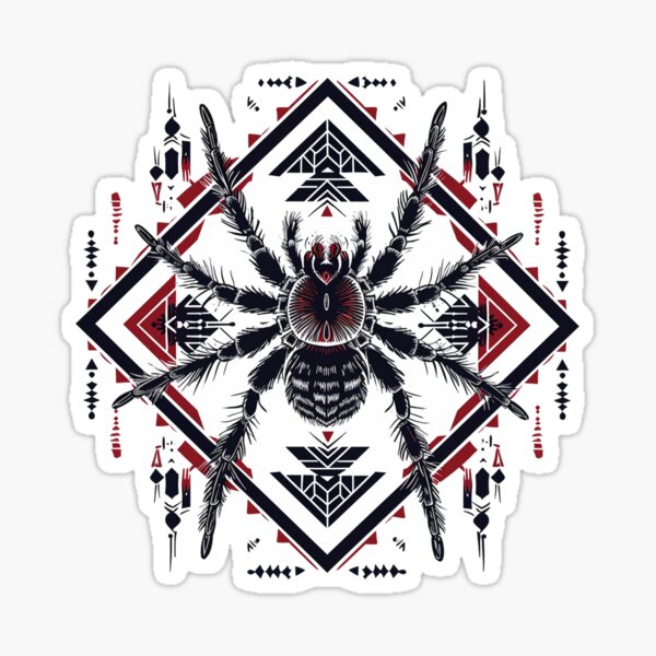Item preview, Tribal Inspired Tarantula for Tarantula Lovers designed and sold by Tarantula-Pet.