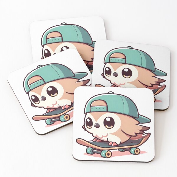 Item preview, Kawaii Xenops With A Backwards Cap designed and sold by CanvasCutie.
