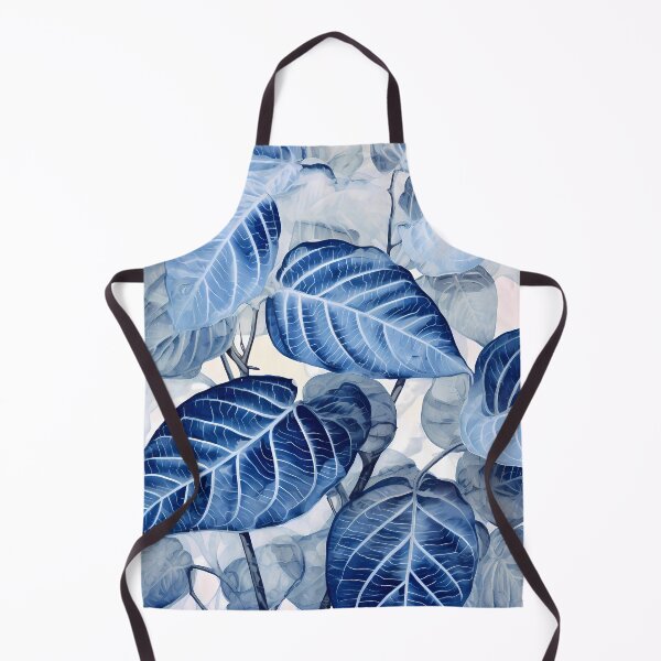 Item preview, blue leaves designed and sold by haroulita.