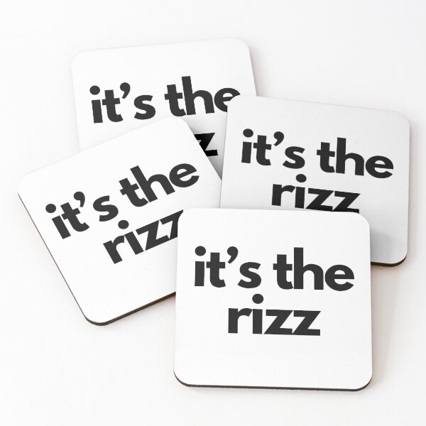 Item preview, it's the rizz - funny sarcastic quote designed and sold by PrettyPinkSkies.