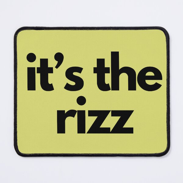 Item preview, it's the rizz - funny sarcastic quote designed and sold by PrettyPinkSkies.