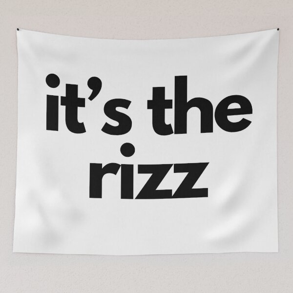 Item preview, it's the rizz - funny sarcastic quote designed and sold by PrettyPinkSkies.