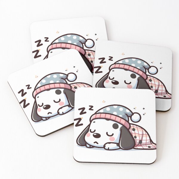Item preview, Kawaii Dalmatian With Nightcap designed and sold by CanvasCutie.