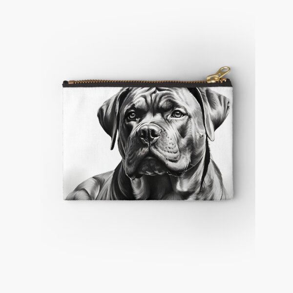Item preview, Black and white Cane Corso pencil drawing designed and sold by Pencil-Art.
