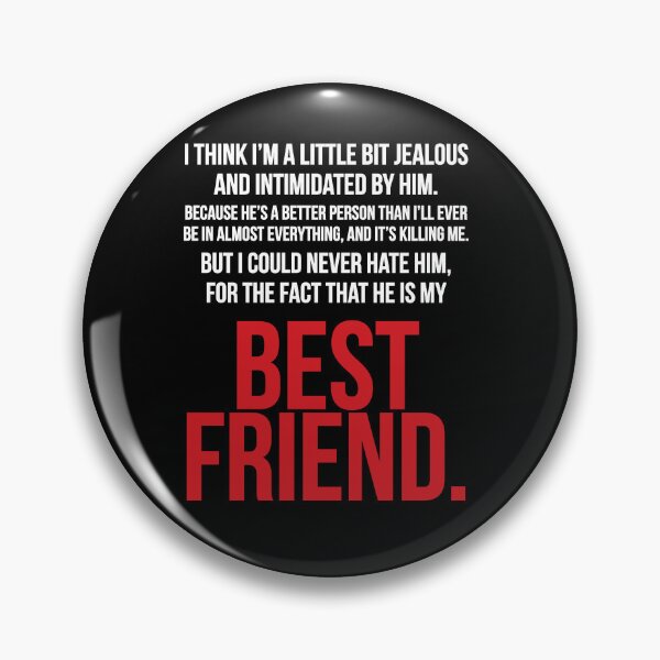 Item preview, I'm jealous but I don't hate my male best friend (white text) designed and sold by March90.