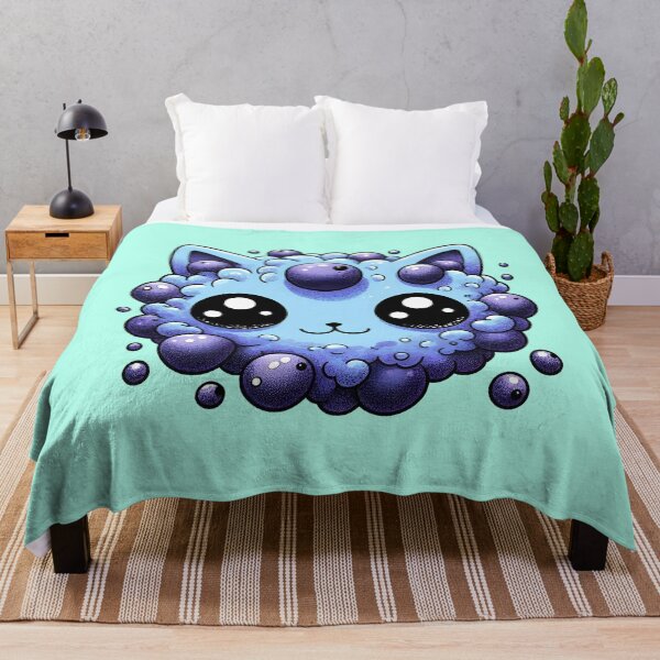 Item preview, Blueberry cat designed and sold by Anna Halasek.