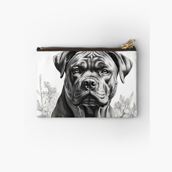 Item preview, Black and white Cane Corso pencil drawing designed and sold by Pencil-Art.