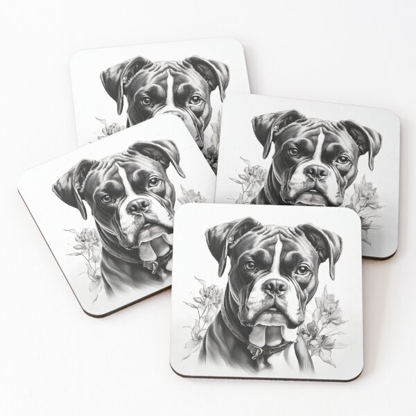 Item preview, Boxer pencil drawing designed and sold by Pencil-Art.