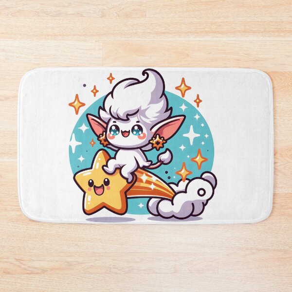 Item preview, Kawaii Dynamic Imp With Sparkly Earrings designed and sold by CanvasCutie.