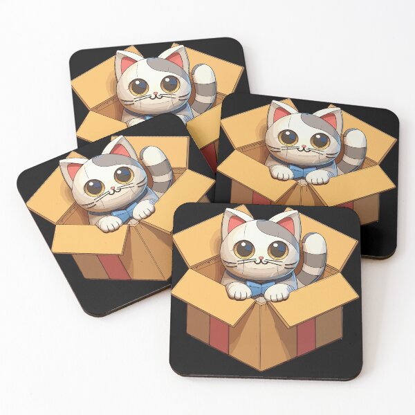 Item preview, Cat in a Box designed and sold by DesignAFind.