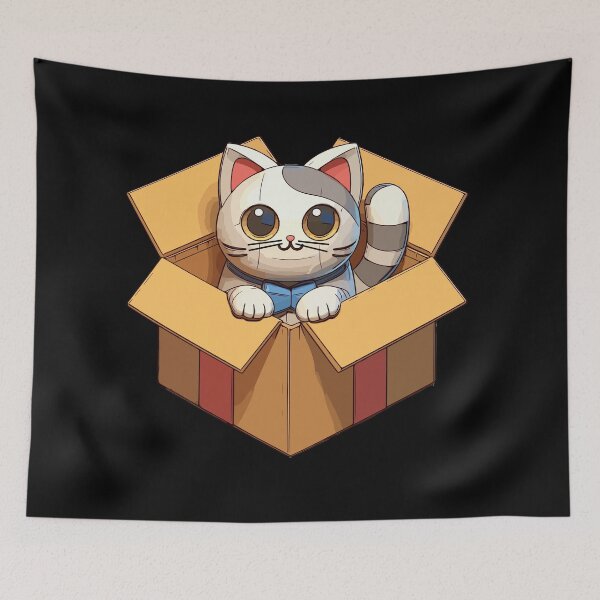 Item preview, Cat in a Box designed and sold by DesignAFind.