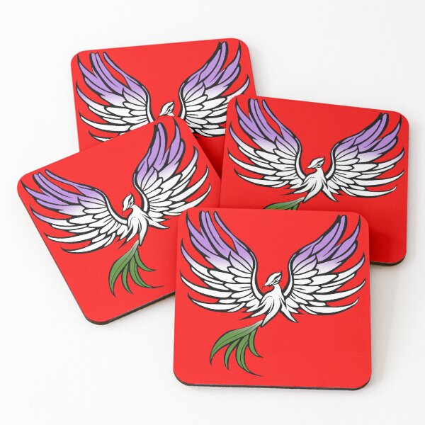 Item preview, Majestic Genderqueer Pride Flag Phoenix, Genderqueer Pride Design designed and sold by Travelslightly.
