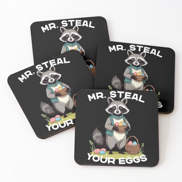 Item preview, Funny raccoon costume cute Easter eggs designed and sold by LuminOrb.