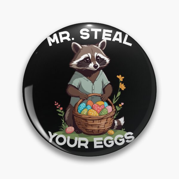 Item preview, Funny raccoon costume Easter eggs Easter bunnies designed and sold by LuminOrb.
