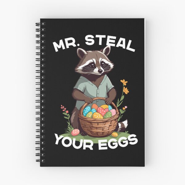 Item preview, Funny raccoon costume Easter eggs Easter bunnies designed and sold by LuminOrb.