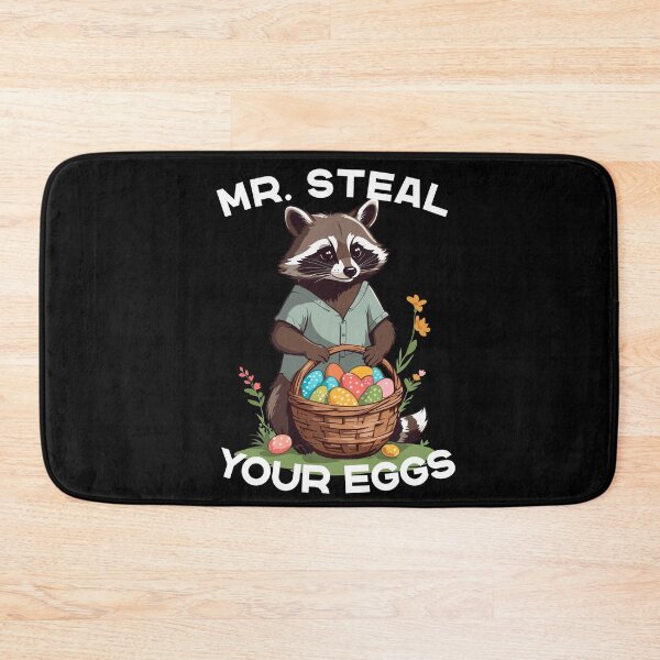Item preview, Funny raccoon costume Easter eggs Easter bunnies designed and sold by LuminOrb.