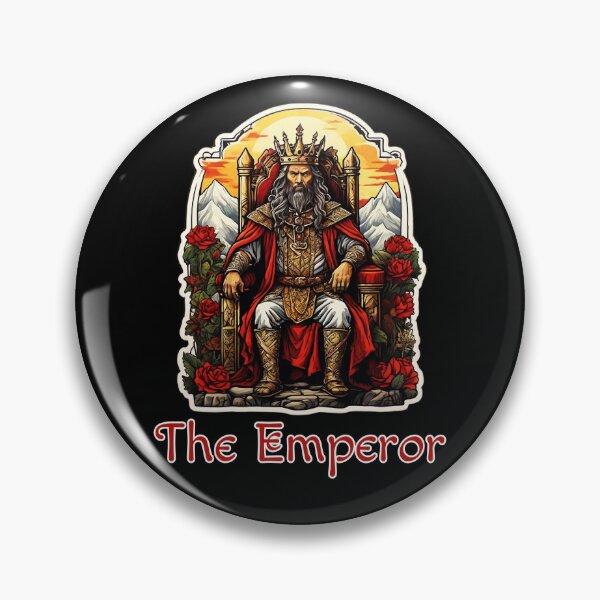 Item preview, Major Arcana The Emperor on a Throne at Sunset Tarot Card designed and sold by Pixel Waite.