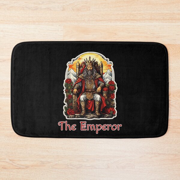 Item preview, Major Arcana The Emperor on a Throne at Sunset Tarot Card designed and sold by Pixel Waite.