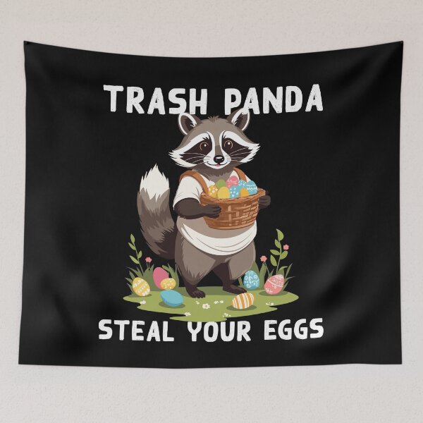 Item preview, Funny raccoon saying. Cute Easter design designed and sold by LuminOrb.