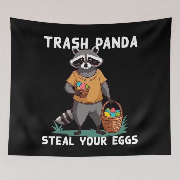 Item preview, Funny raccoon saying. Cute Easter design designed and sold by LuminOrb.