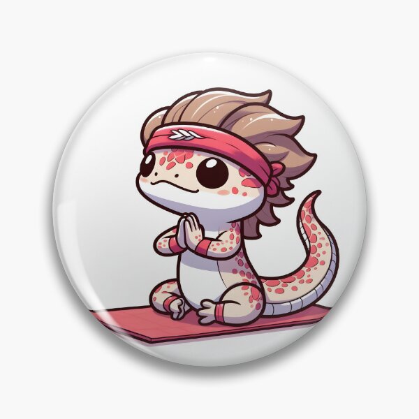 Item preview, Kawaii Tiny Basilisk With A Headband designed and sold by CanvasCutie.