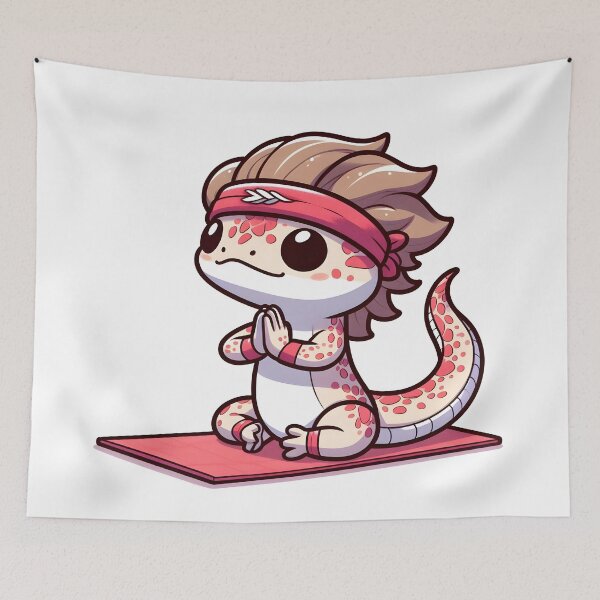 Item preview, Kawaii Tiny Basilisk With A Headband designed and sold by CanvasCutie.