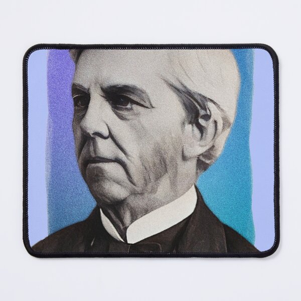 Item preview, American Poet Oliver Wendell Holmes Sr - blue - illustration  designed and sold by Litstoy.
