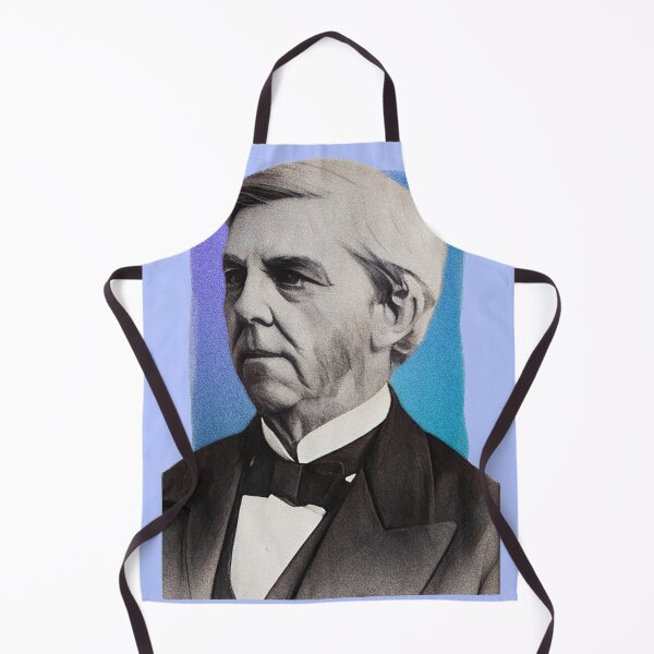 Item preview, American Poet Oliver Wendell Holmes Sr - blue - illustration designed and sold by Litstoy.