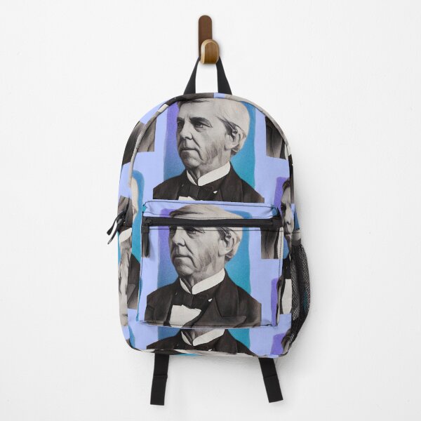 Item preview, American Poet Oliver Wendell Holmes Sr - blue - illustration designed and sold by Litstoy.
