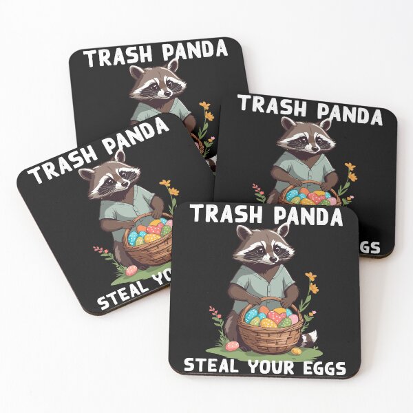 Item preview, Funny raccoon costume cute Easter eggs designed and sold by LuminOrb.
