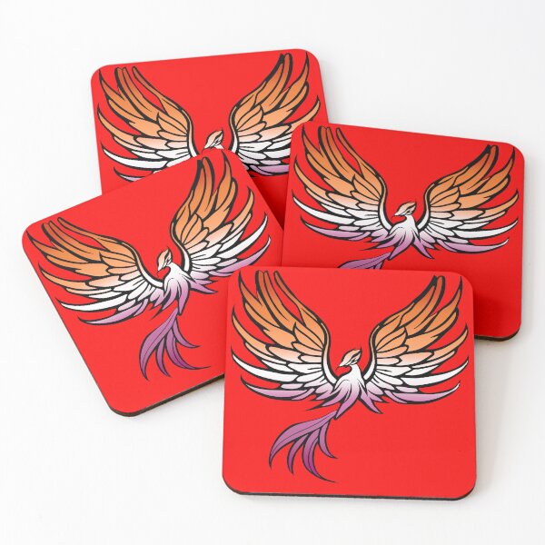 Item preview, Majestic Lesbian Pride Flag Phoenix, Lesbian Pride Design designed and sold by Travelslightly.