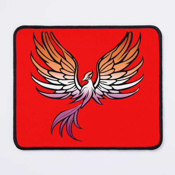 Item preview, Majestic Lesbian Pride Flag Phoenix, Lesbian Pride Design designed and sold by Travelslightly.