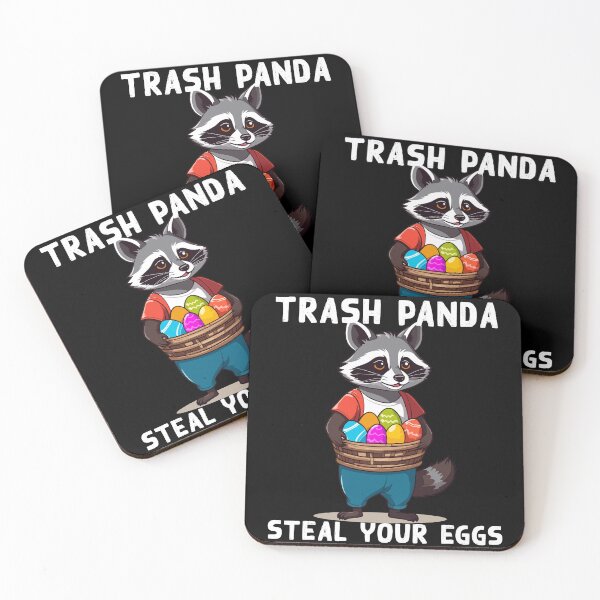 Item preview, Funny raccoon costume cute Easter eggs designed and sold by LuminOrb.
