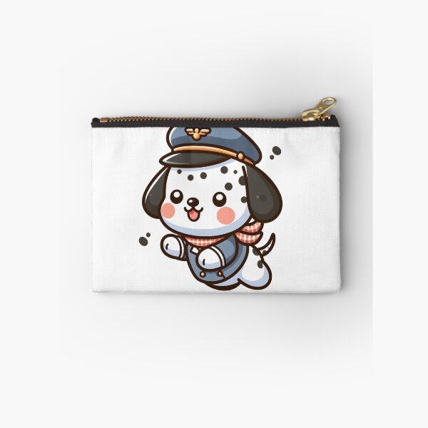 Item preview, Kawaii Dalmatian With Pilot Hat designed and sold by CanvasCutie.