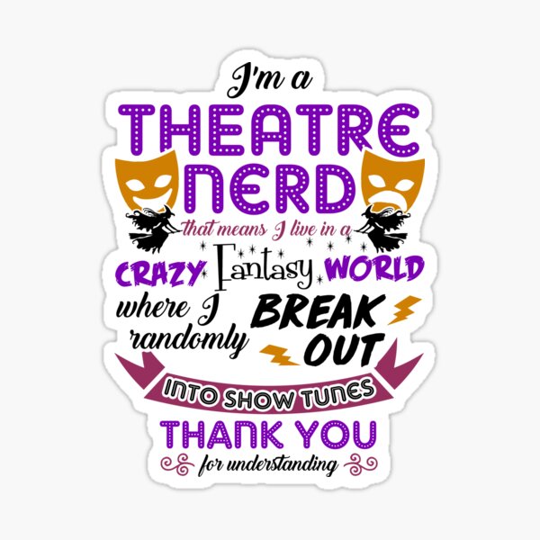 Vista previa del artículo con la obra «Idea de regalo de nerd de teatro», diseñado y vendido por KsuAnn.
