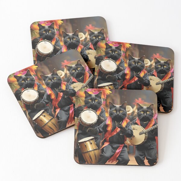 Item preview,  Black Cats Rock Band . Dancing Samba designed and sold by RonnieGrant.