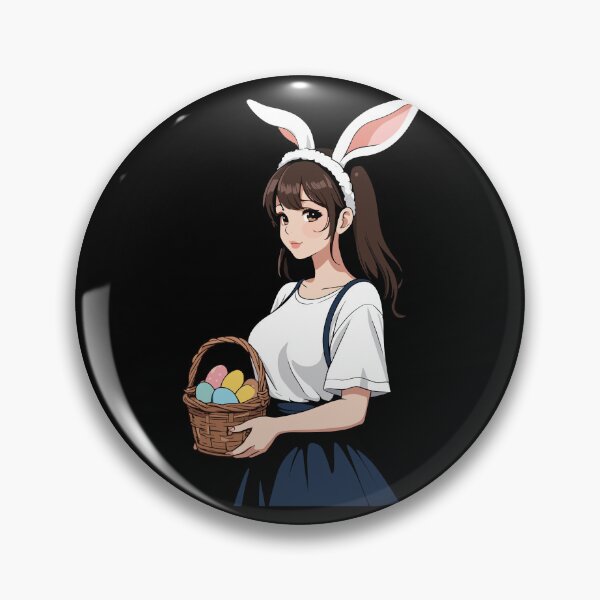 Item preview, Anime Easter Kawaii Easter Bunny Manga Girl Otaku designed and sold by LuminOrb.