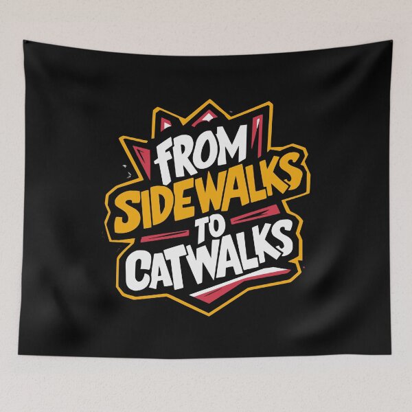Item preview, From sidewalks to catwalks, street art culture designed and sold by Pflugart.