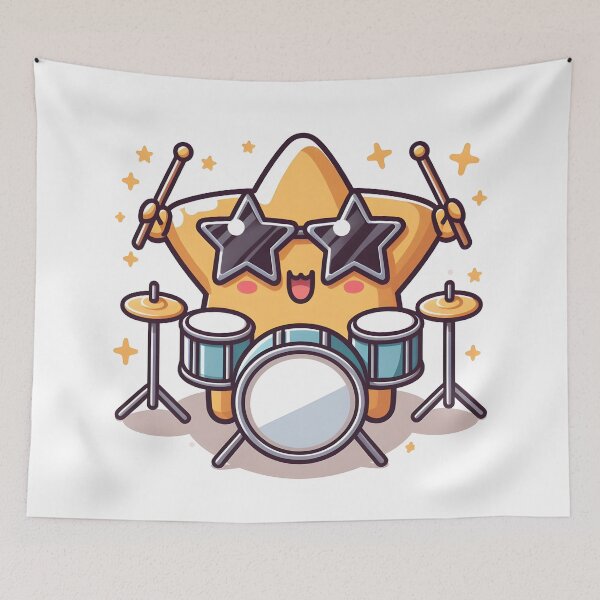Item preview, Kawaii Rockstar: Star-Shaped Sunglasses designed and sold by CanvasCutie.