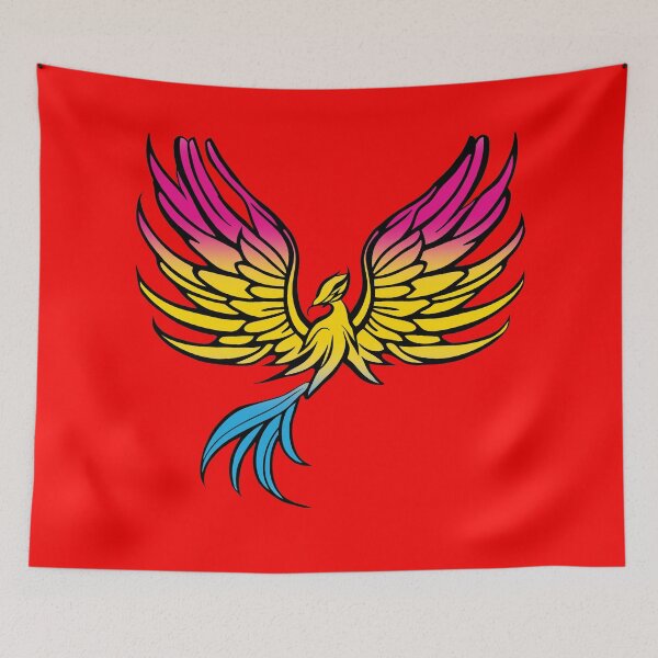 Item preview, Majestic Pansexual Pride Flag Phoenix, Pan Pride Design designed and sold by Travelslightly.