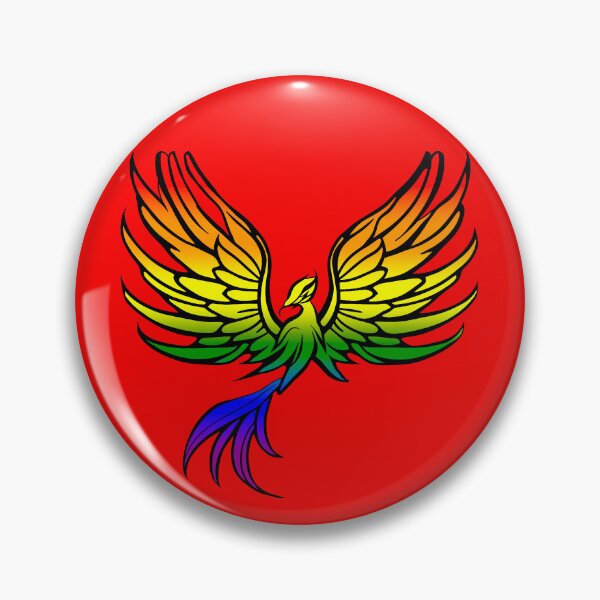 Item preview, Majestic LGBTQIA+ Pride Flag Phoenix, Rainbow Pride Design designed and sold by Travelslightly.