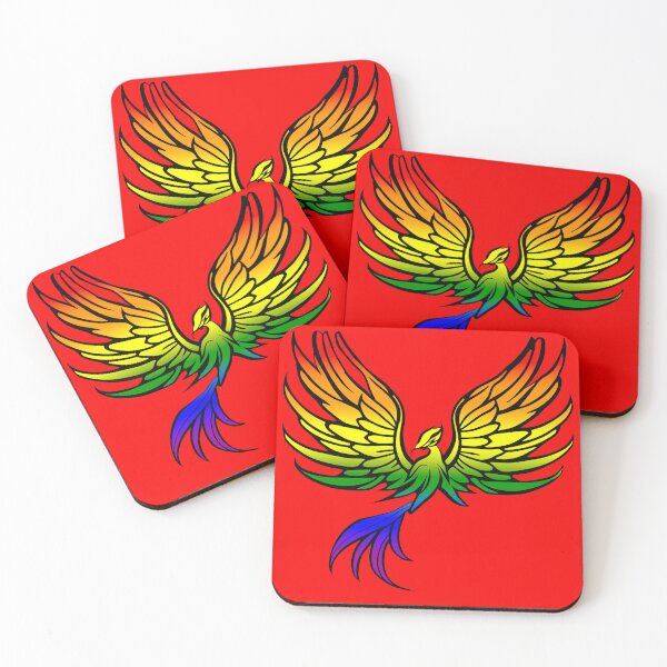 Item preview, Majestic LGBTQIA+ Pride Flag Phoenix, Rainbow Pride Design designed and sold by Travelslightly.
