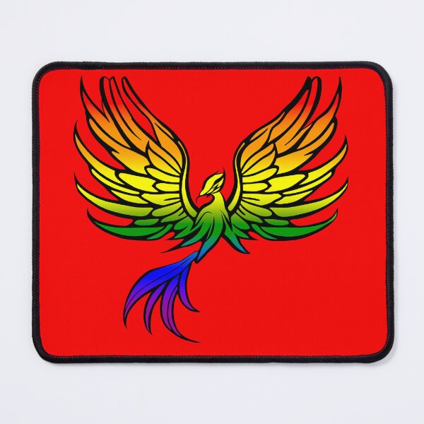 Item preview, Majestic LGBTQIA+ Pride Flag Phoenix, Rainbow Pride Design designed and sold by Travelslightly.