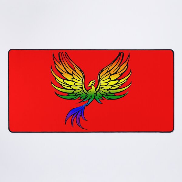 Item preview, Majestic LGBTQIA+ Pride Flag Phoenix, Rainbow Pride Design designed and sold by Travelslightly.