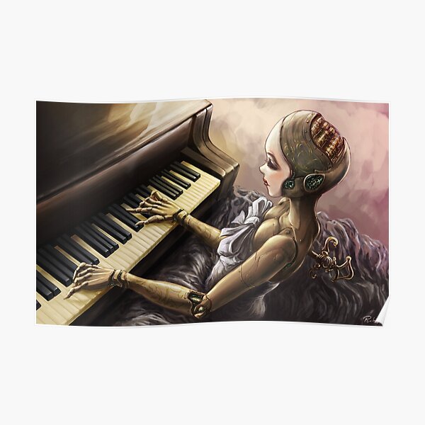 Pianist automaton Poster
