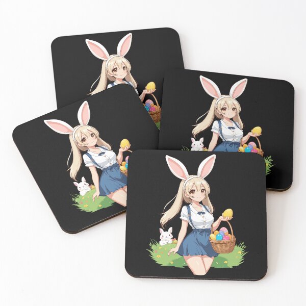 Item preview, Anime Easter Kawaii Easter Bunny Manga Girl Otaku designed and sold by LuminOrb.